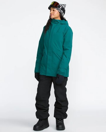 Zimné nohavice Volcom Creston 3D Stretch Bib Overall Black