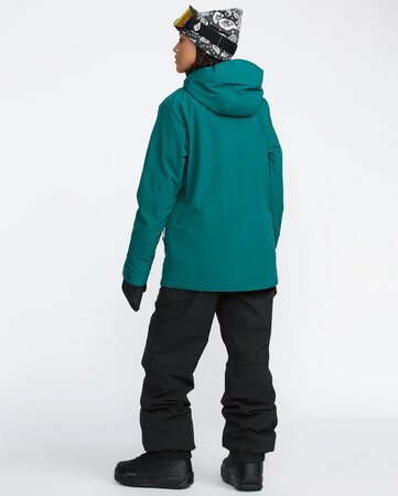 Zimné nohavice Volcom Creston 3D Stretch Bib Overall Black