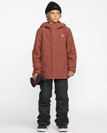 Zimné nohavice Volcom Freakin Chino Youth Ins Pant Black