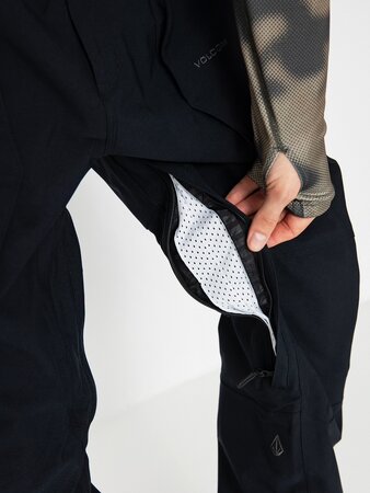 Zimné nohavice Volcom Roan Bib Overall Black 24/25