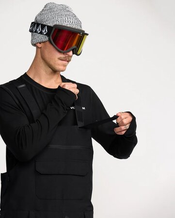 Zimné nohavice Volcom Roan Bib Overall Black