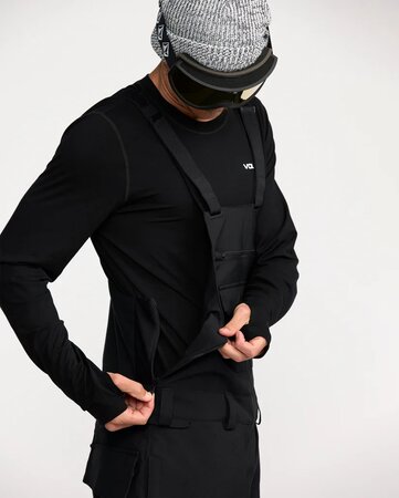 Zimné nohavice Volcom Roan Bib Overall Black