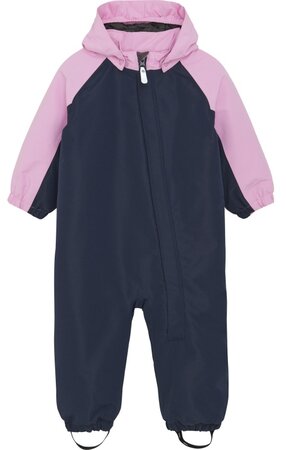 Detský overal Color Kids Coverall Colorblock & Solid Lilac Chiffon Detský overal Color Kids Coverall Colorblock & Solid Lilac Chiffon
