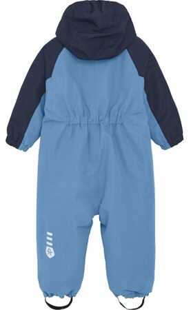 Detský overal Color Kids Coverall Colorblock & Solid Cyaneus Detský overal Color Kids Coverall Colorblock & Solid Cyaneus