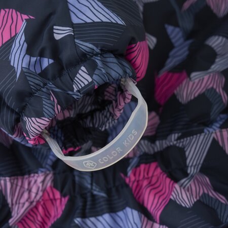 Detský overal Color Kids Coverall W. 2 ZIP AOP Pink Glo Detský overal Color Kids Coverall W. 2 ZIP AOP Pink Glo