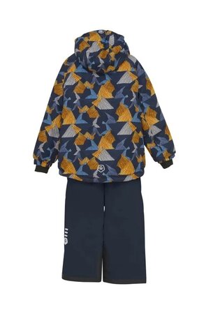 Detský overal Color Kids Ski Set AOP Orange Pop