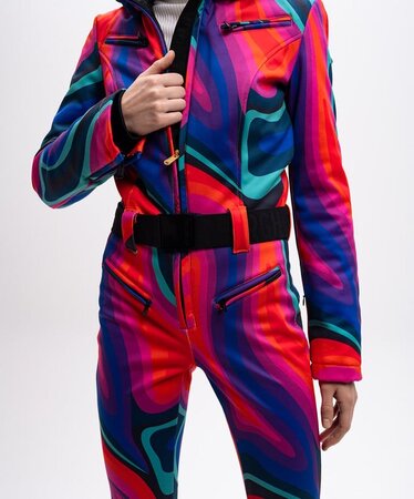 Overal Goldbergh La Fête Ski Suit Absinthe Rainbow