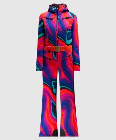 Overal Goldbergh La Fête Ski Suit Absinthe Rainbow