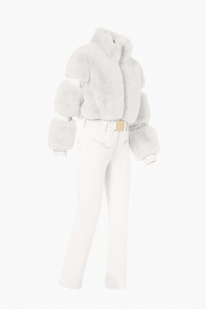 Overal Goldbergh Lieke Ski Suit Snow White
