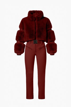 Overal Goldbergh Lieke Ski Suit Vino Rosso