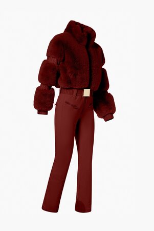 Overal Goldbergh Lieke Ski Suit Vino Rosso