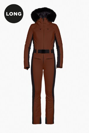 Overal Goldbergh Parry Long Ski Suit Faux Border Deep Mocha