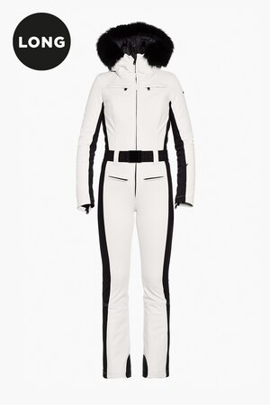 Overal Goldbergh Parry Long Ski Suit Faux Border Snow White
