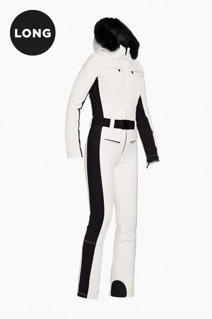 Overal Goldbergh Parry Long Ski Suit Faux Border Snow White