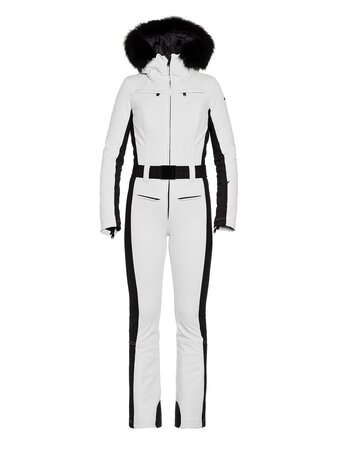 Overal Goldbergh Parry Long Ski Suit Faux Border White
