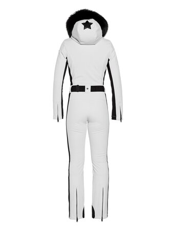 Overal Goldbergh Parry Long Ski Suit Faux Border White