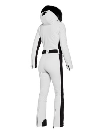 Overal Goldbergh Parry Long Ski Suit Faux Border White