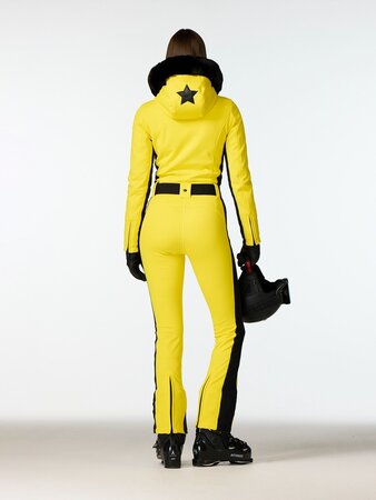 Overal Goldbergh Parry Ski Suit Faux Border Passion Limone