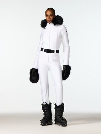Overal Goldbergh Parry Ski Suit Faux Border Passion White