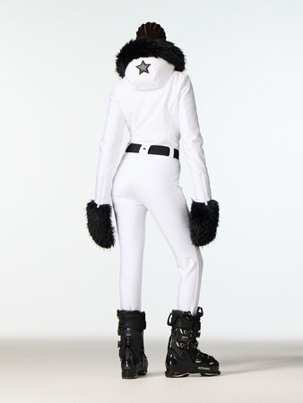 Overal Goldbergh Parry Ski Suit Faux Border Passion White