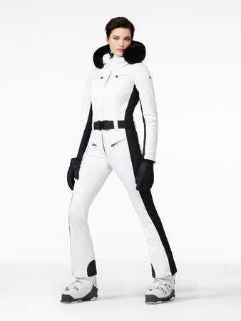 Overal Goldbergh Parry Ski Suit Faux Border Snow White