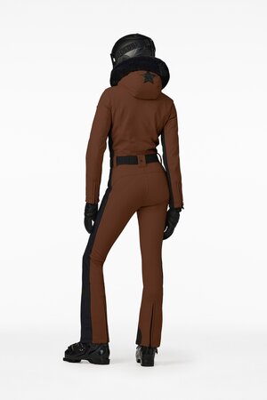 Overal Goldbergh Parry Ski Suit Faux Border Long Deep Mocha