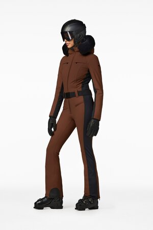 Overal Goldbergh Parry Ski Suit Faux Border Long Deep Mocha