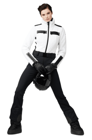 Zimný overal Goldbergh Vision Ski Suit Black/White Zimný overal Goldbergh Vision Ski Suit Black/White