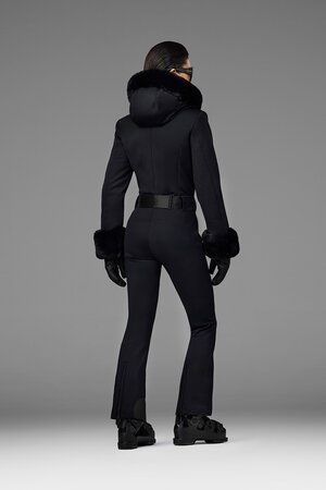 Overal Goldbergh Vita Ski Suit Faux Border Black