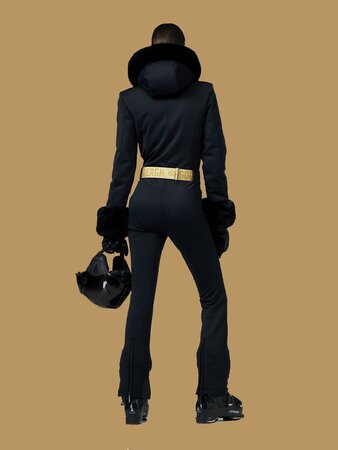 Overal Goldbergh Vita Ski Suit Faux Border Black