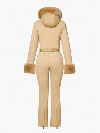Overal Goldbergh Vita Ski Suit Faux Border Caramello