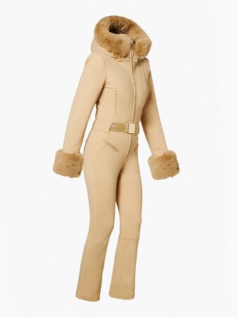 Overal Goldbergh Vita Ski Suit Faux Border Caramello