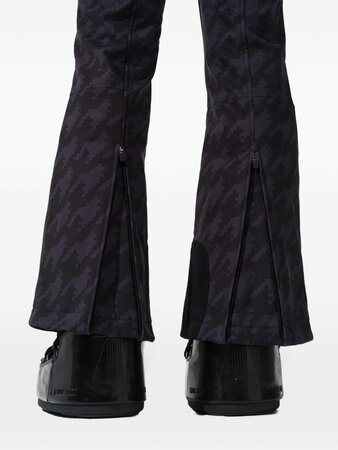 Overal Perfect Moment Tignes Ski Suit Houndstooth Black/Black