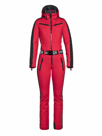 Zimný overal Goldbergh EMPRESS Jumpsuit No Fur Ruby Red