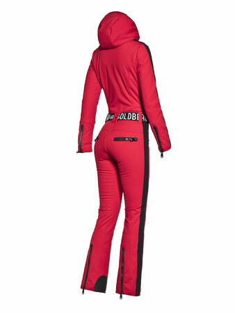 Zimný overal Goldbergh EMPRESS Jumpsuit No Fur Ruby Red
