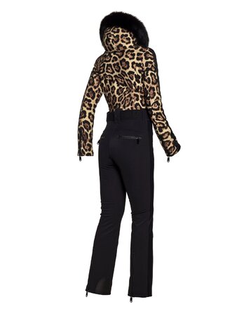 Zimný overal Goldbergh Lynx Jumpsuit Faux Fur Jaguar