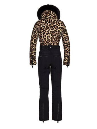 Zimný overal Goldbergh Lynx Jumpsuit Real Fox Fur Jaguar