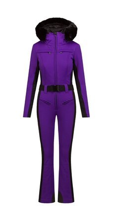 Zimný overal Goldbergh Parry Jumpsuit Faux Fur Amethys