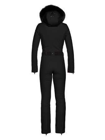 Zimný overal Goldbergh Parry Jumpsuit Faux Fur Black