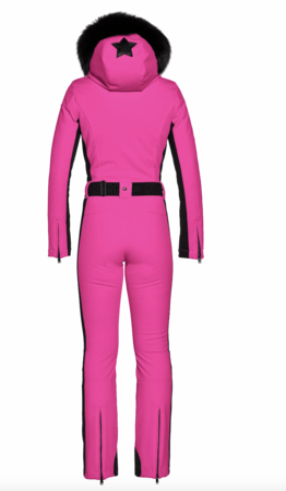 Zimný overal Goldbergh Parry Jumpsuit Faux Fur Pony Pink
