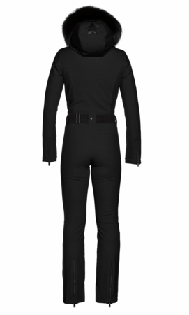 Zimný overal Goldbergh Parry Jumpsuit Faux Fur Long Black