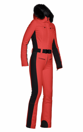 Zimný overal Goldbergh Parry Jumpsuit Faux Fur Long Flame