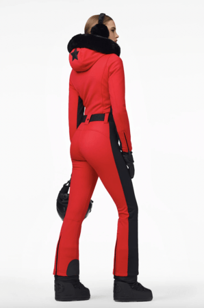 Zimný overal Goldbergh Parry Jumpsuit Faux Fur Long Flame