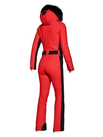 Zimný overal Goldbergh Parry Jumpsuit Real Fox Fur Long Flame