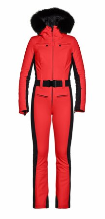 Zimný overal Goldbergh Parry Jumpsuit Real Fox Fur Long Flame