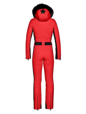 Zimný overal Goldbergh Parry Jumpsuit Real Fox Fur Long Flame