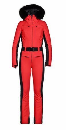 Zimný overal Goldbergh Parry Jumpsuit Real Fur Flame