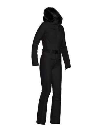 Zimný overal Goldbergh Parry Ski Suit Faux Border Long Black Zimný overal Goldbergh Parry Ski Suit Faux Border Long Black