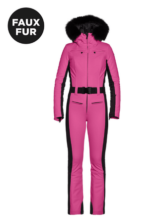Overal Goldbergh Parry Ski Suit Faux Border Passion Pink