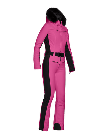 Overal Goldbergh Parry Ski Suit Faux Border Passion Pink